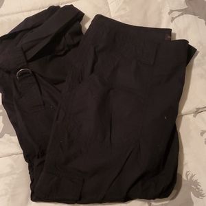 Crop parachute light weight pants